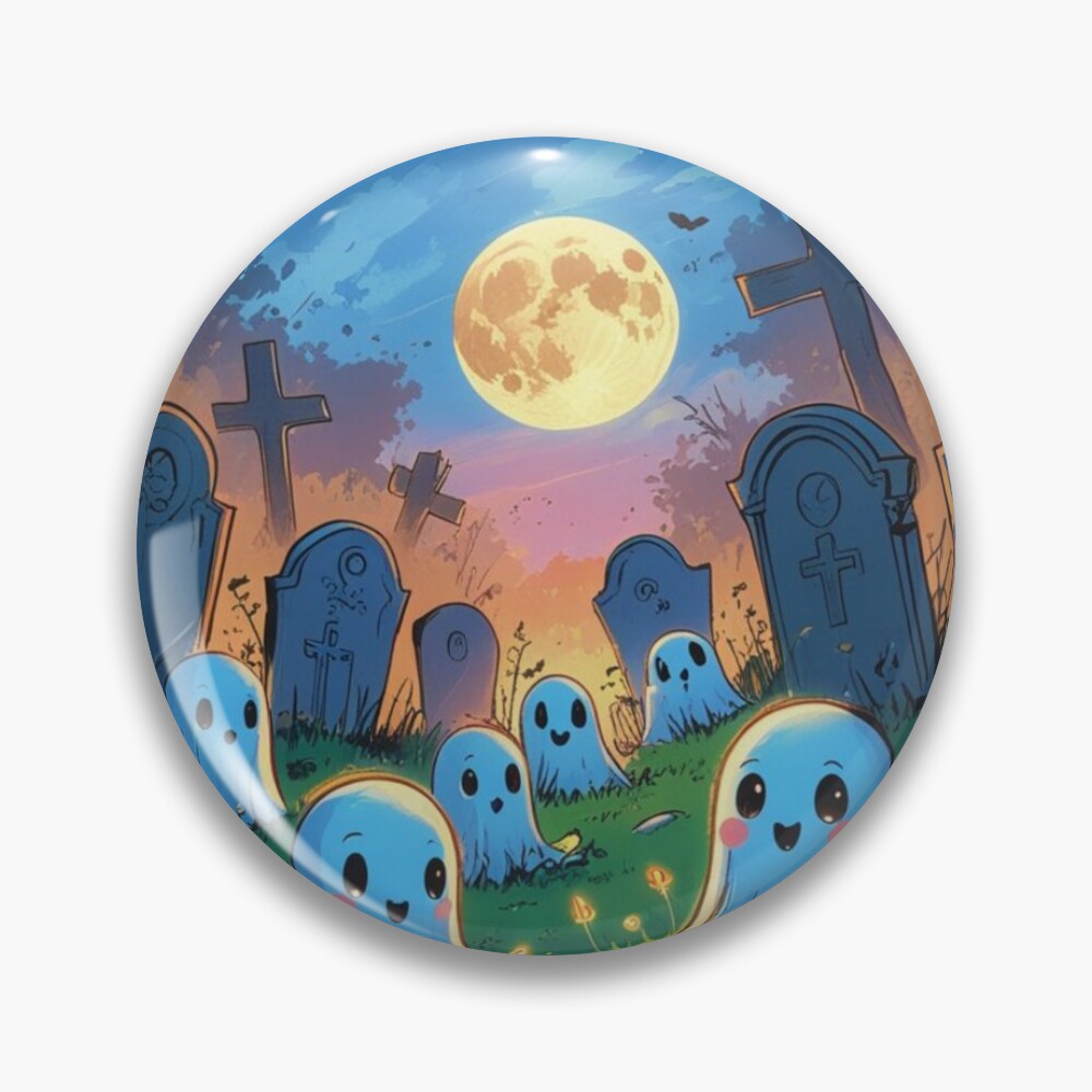 Boo-tiful Graveyard Buddies Pin