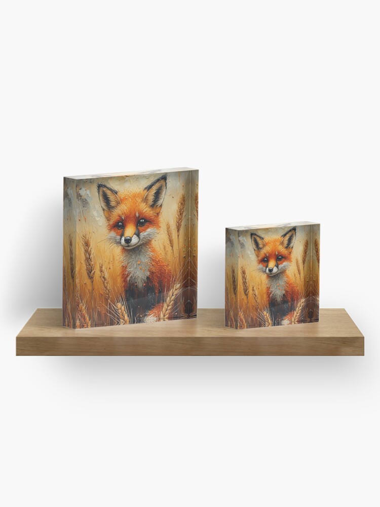 An Autumn Adventure Acrylic Block