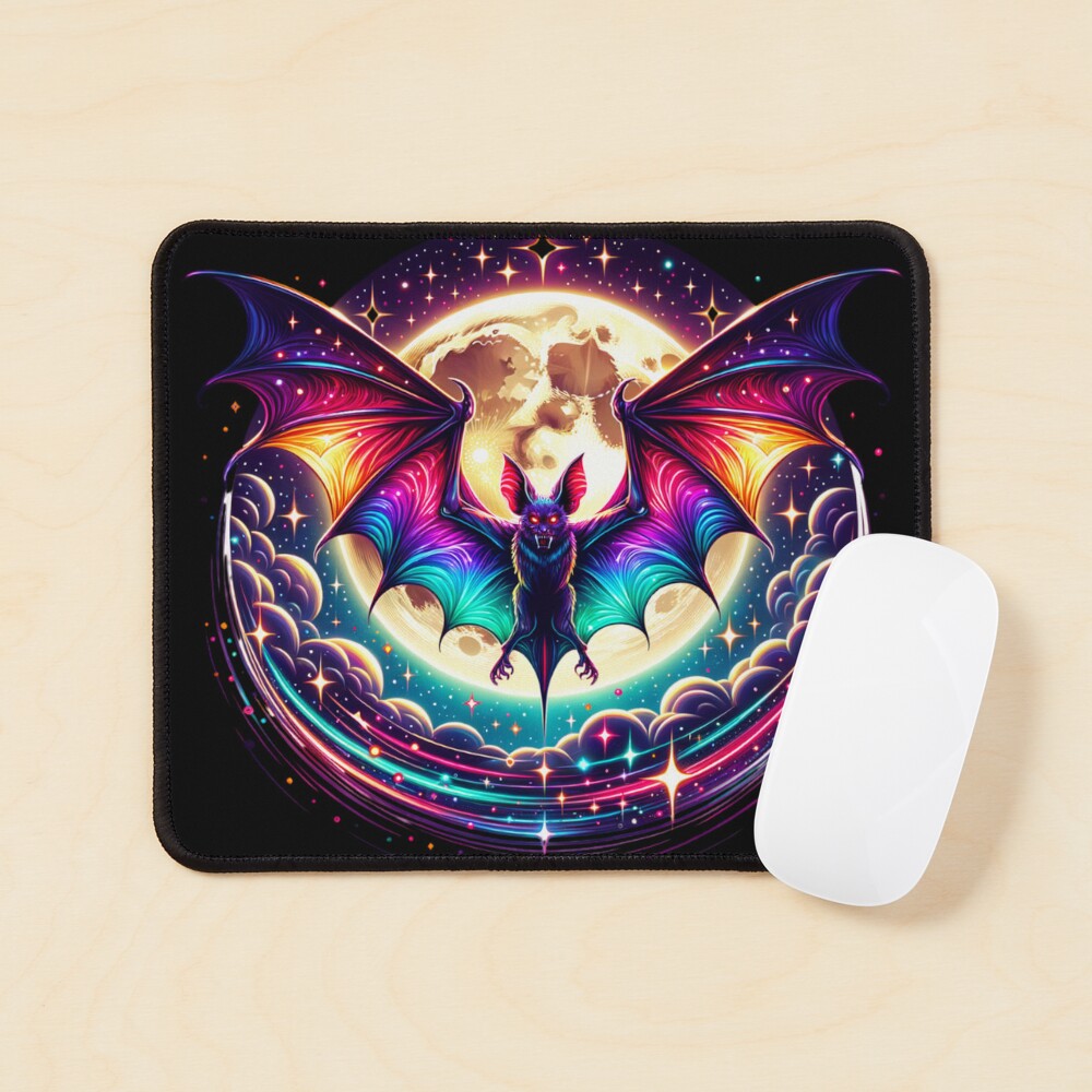 Moonlit Flight Mouse Pad