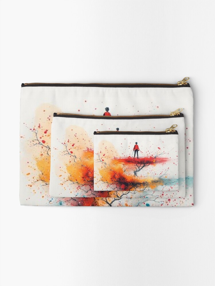 Echoes Of A Journey Zipper Pouch