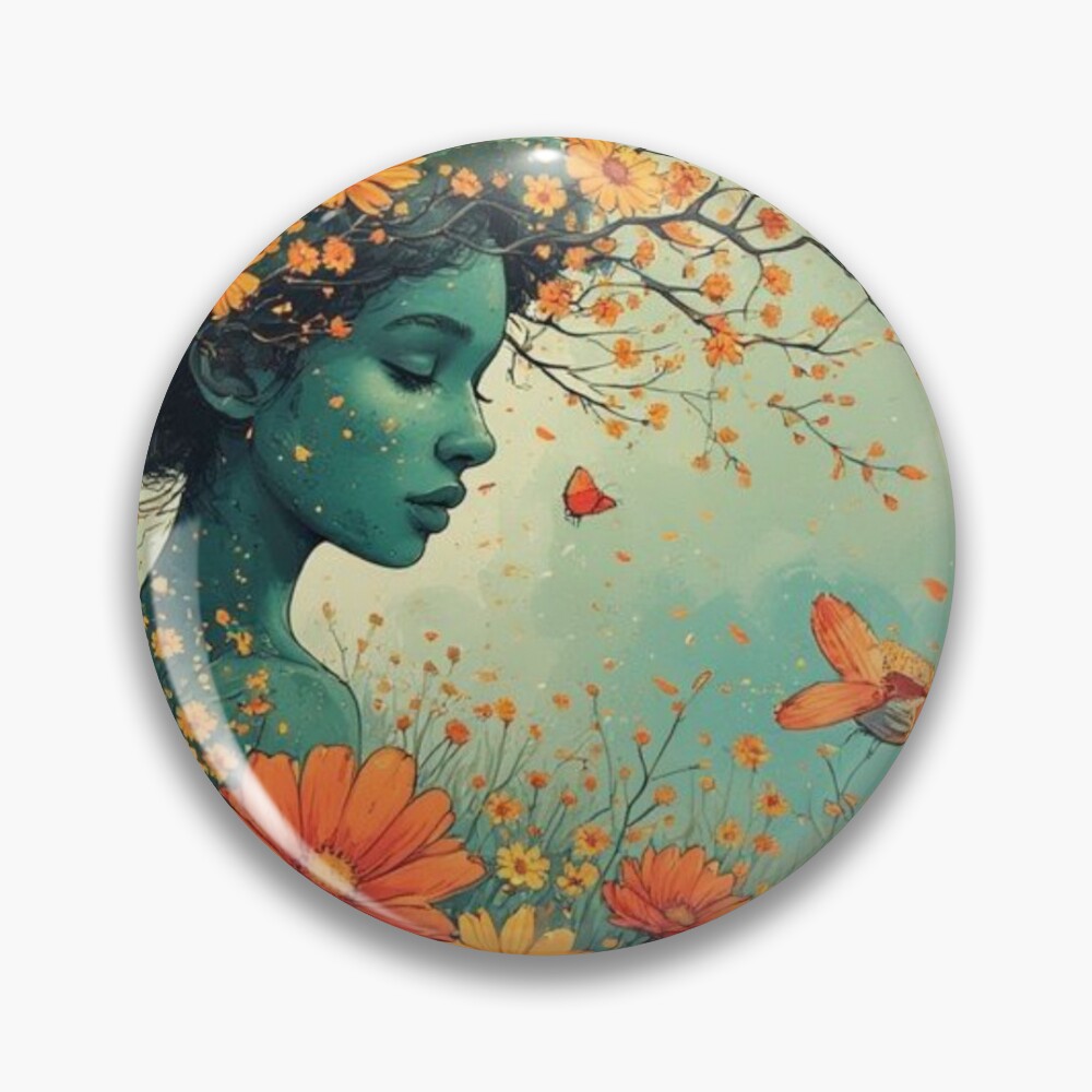 Floral Art Decorative Plate
