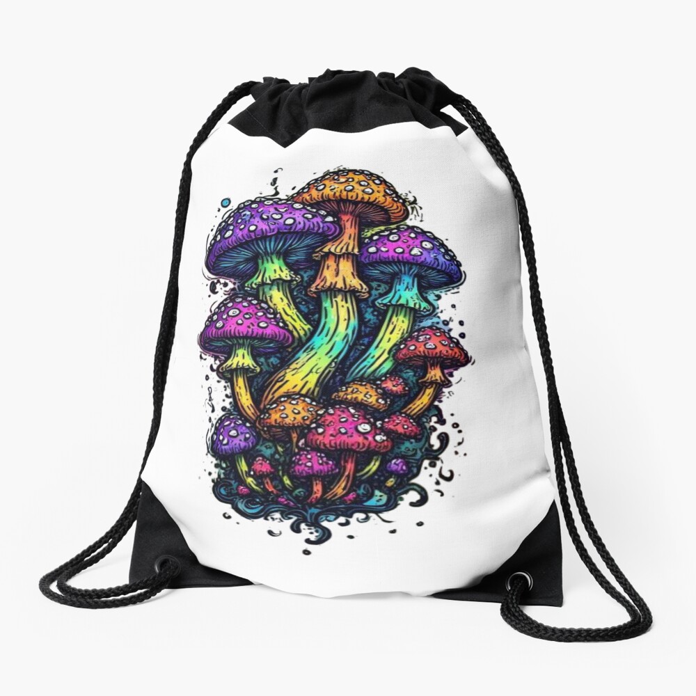 Spectral Spores drawstring bag