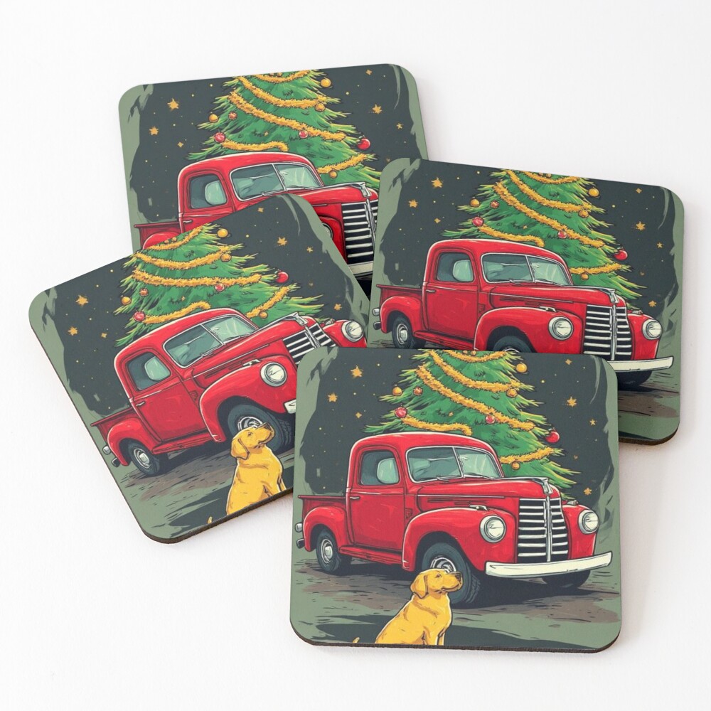 Tailgate & Tinsel Coasters