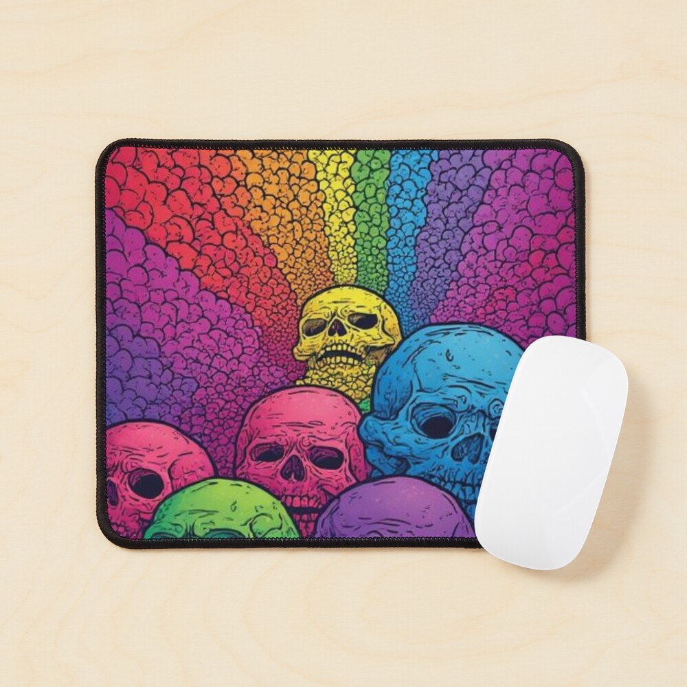Skull Spectrum Mouse Pad