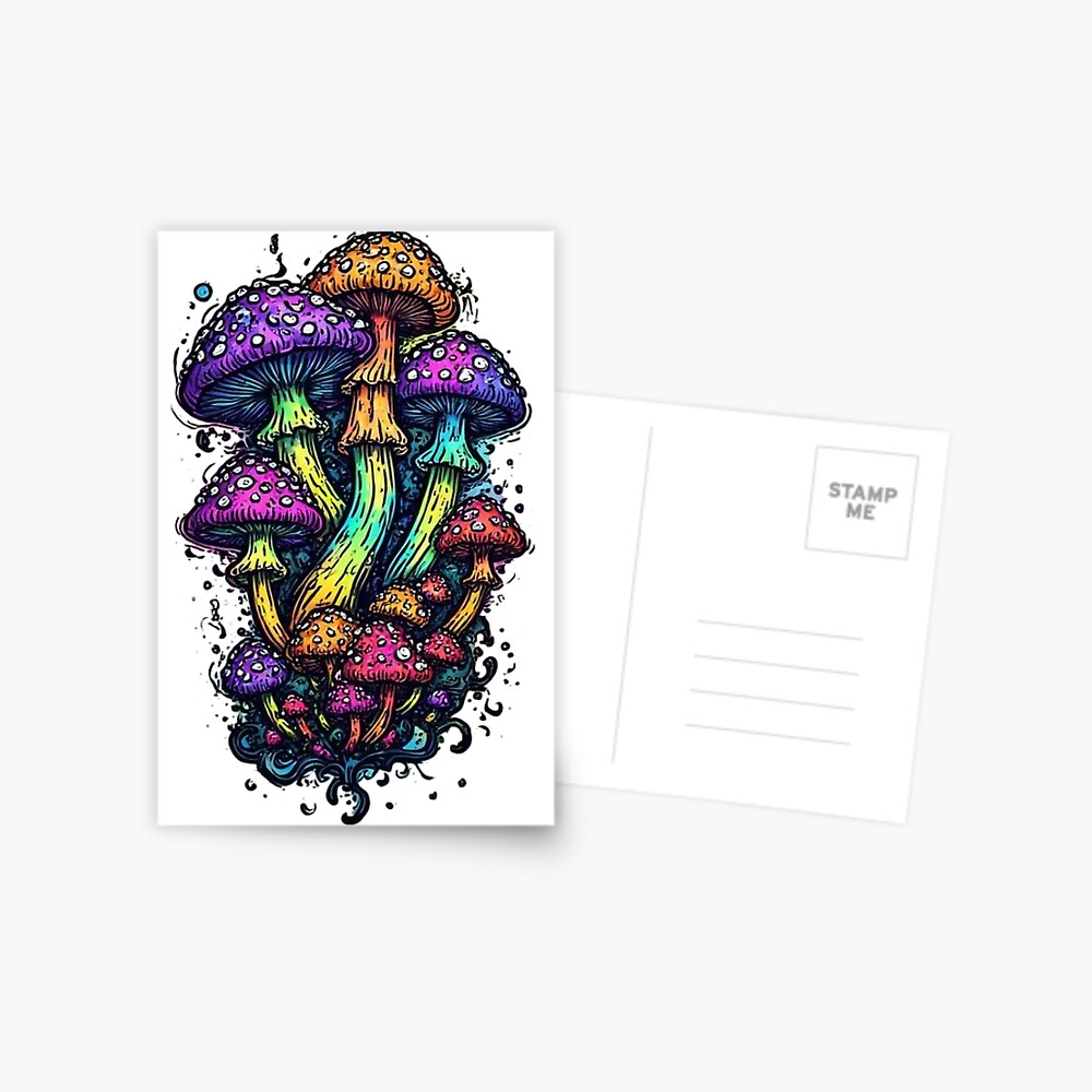 Spectral Spores Art Postcard