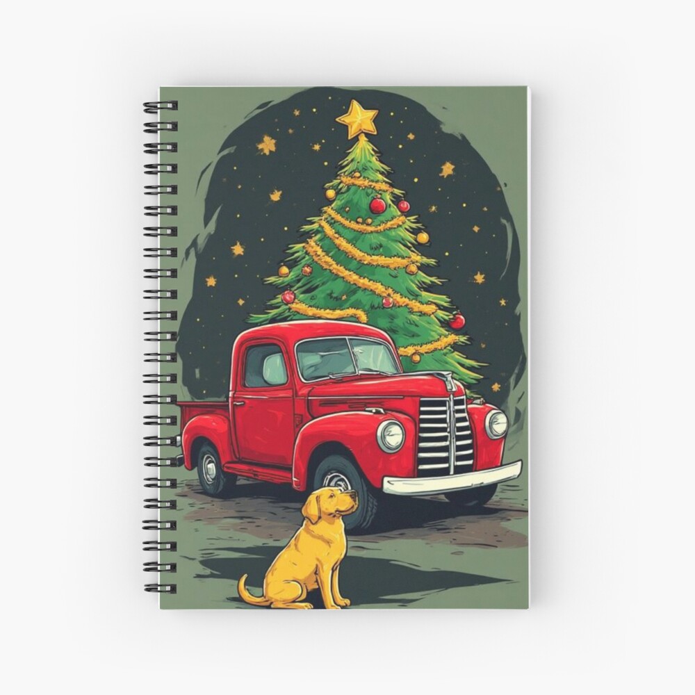Tailgate & Tinsel Spiral Notebook / Hardcover Journal