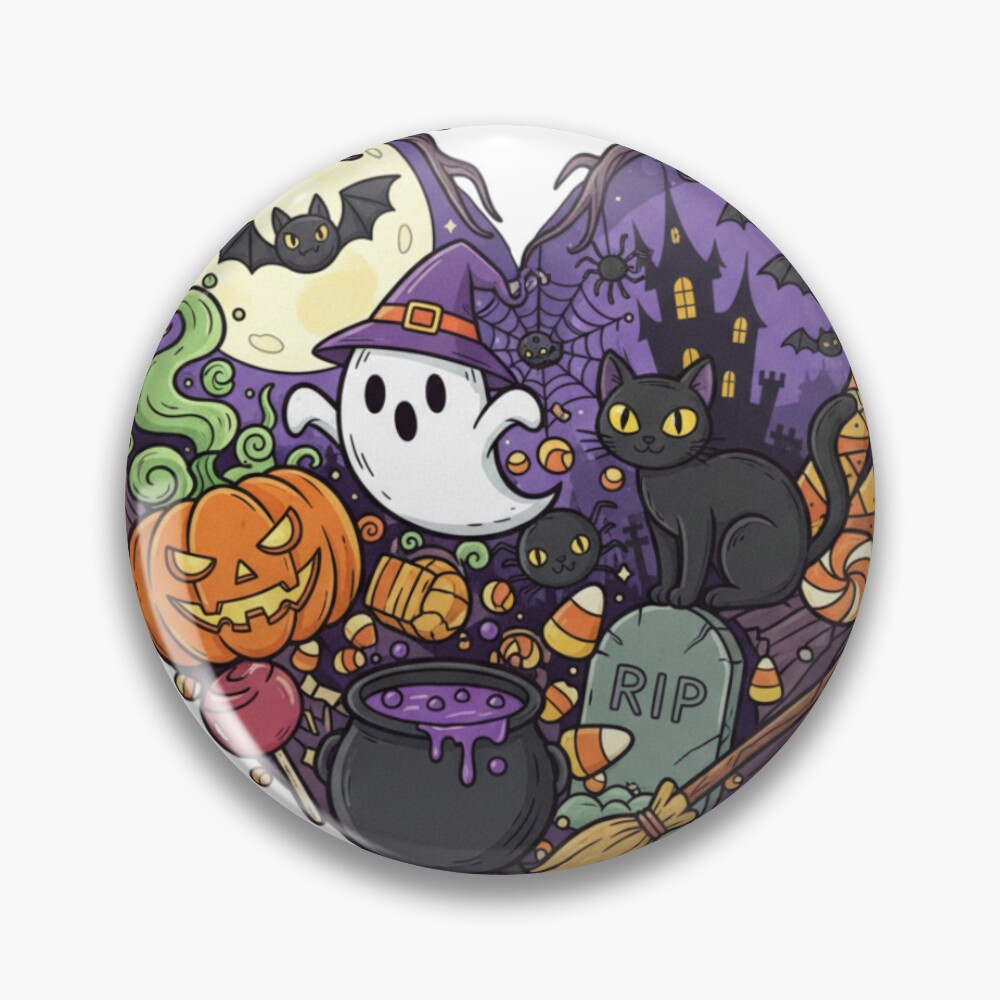 Enchanted Halloween Night Pin