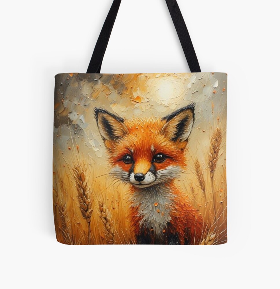 Wheat Field Art Tote Bag