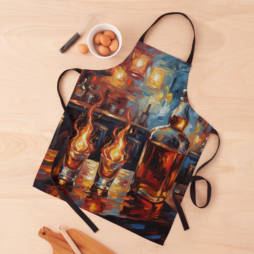 Fire & Whiskey Apron