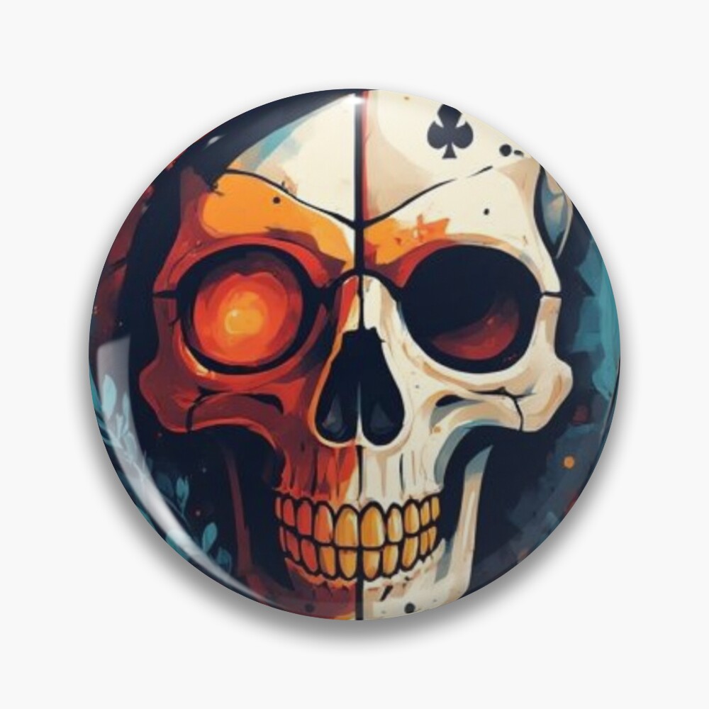 Split Specter Round Pin Badge