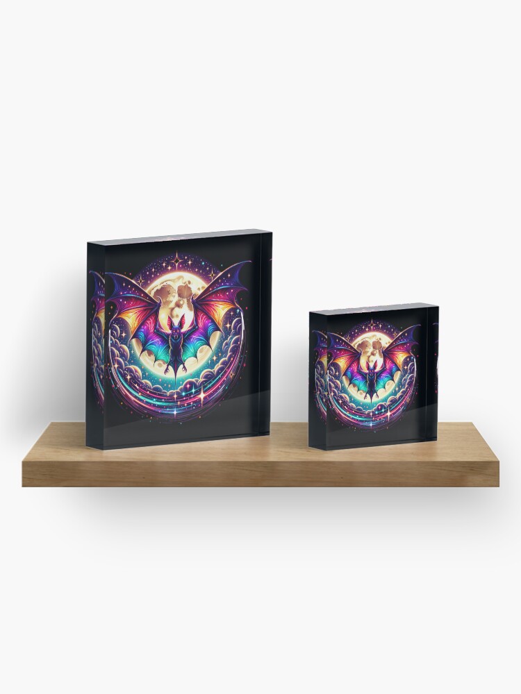 Moonlit Flight Acrylic Block