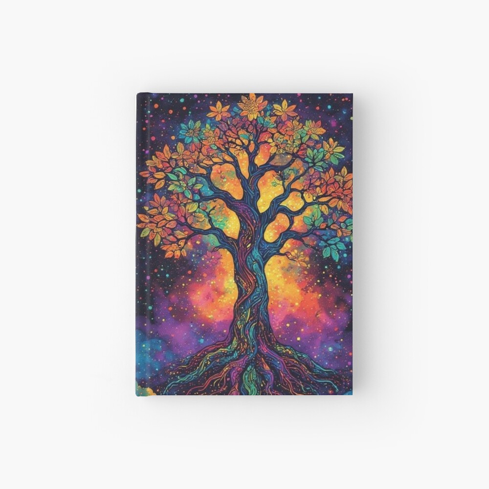 Interstellar Roots Spiral Notebook / Hardcover Journal
