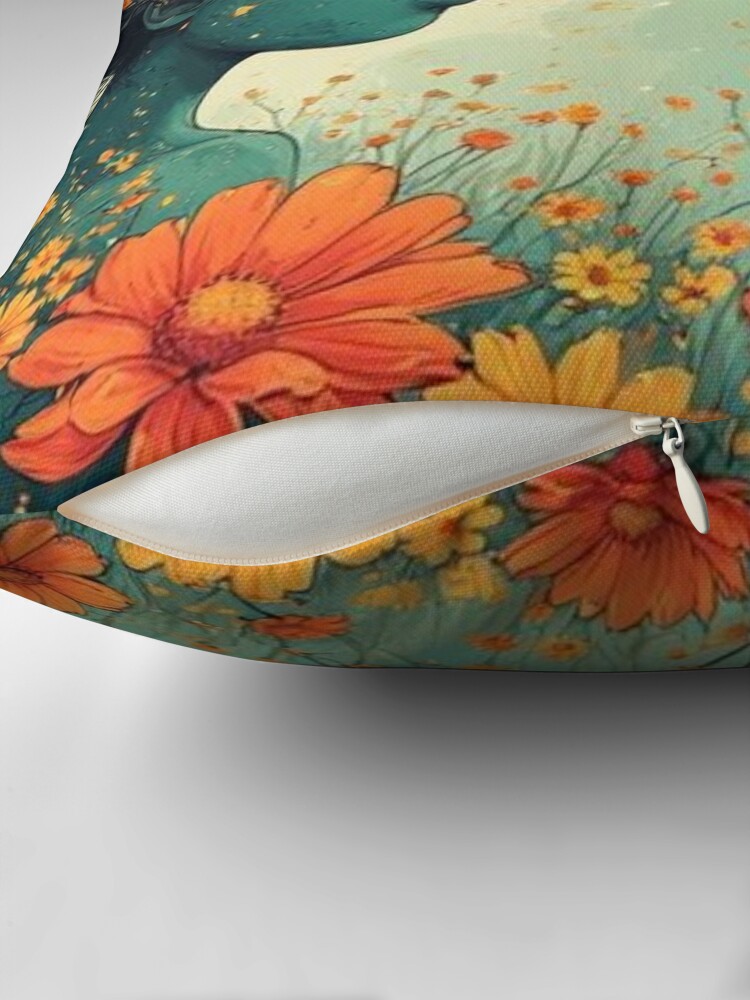Floral Reverie Decorative Throw Pillow