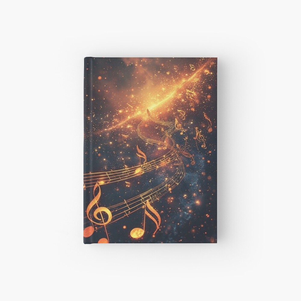 Rhythm Of The Universe Spiral Notebook / Hardcover Journal