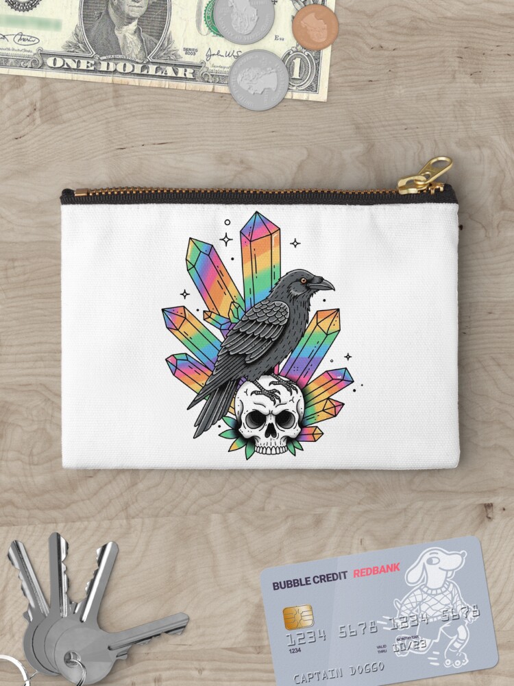 Where Shadows Meet the Spectrum Zipper Pouches