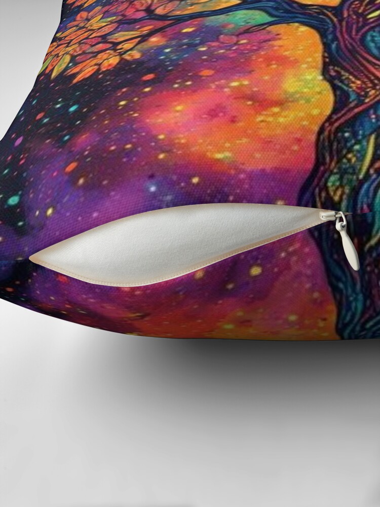 Interstellar Roots Throw Pillow