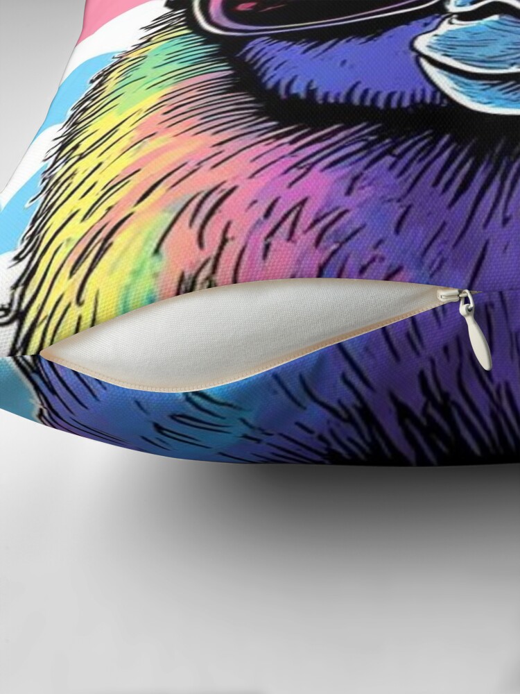 Cloudy with A Chance of Llama Throw Pillow