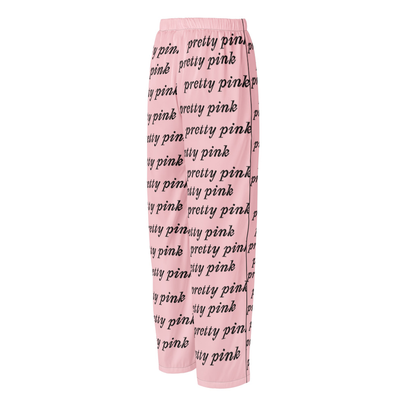 Pretty pink pajama pants