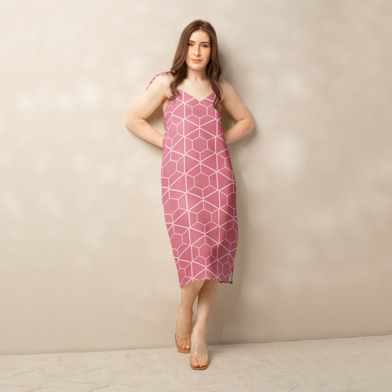 Tie-strap Midi Dress