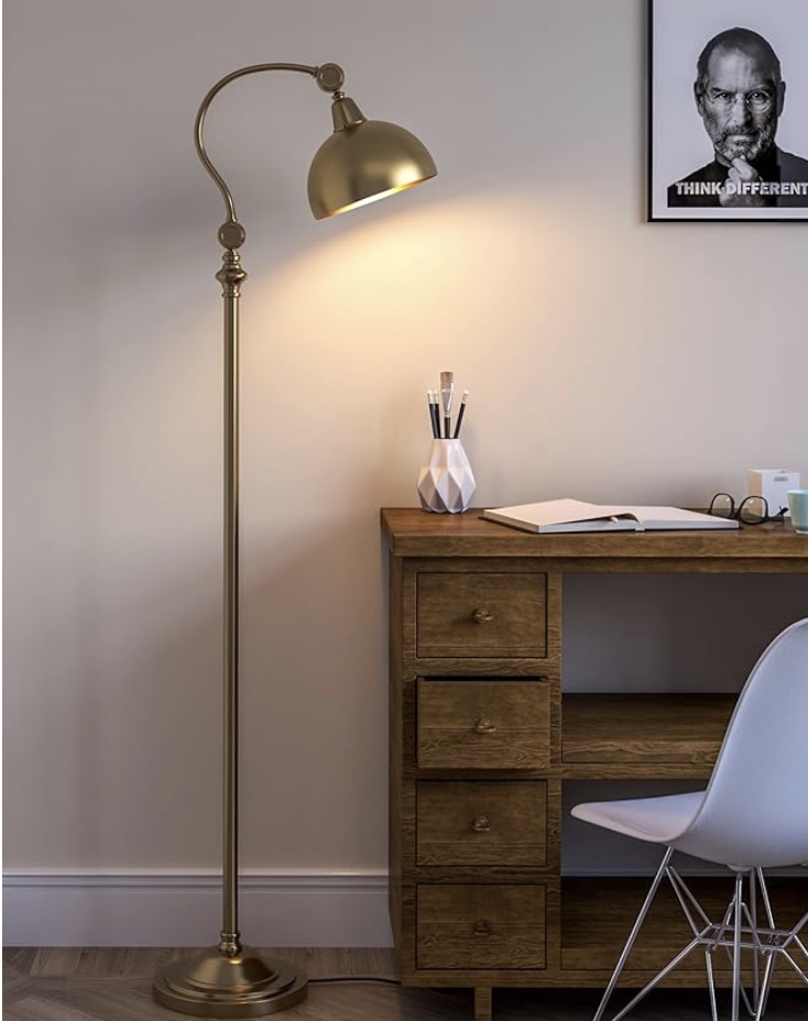 Golden Vintage Floor Lamp