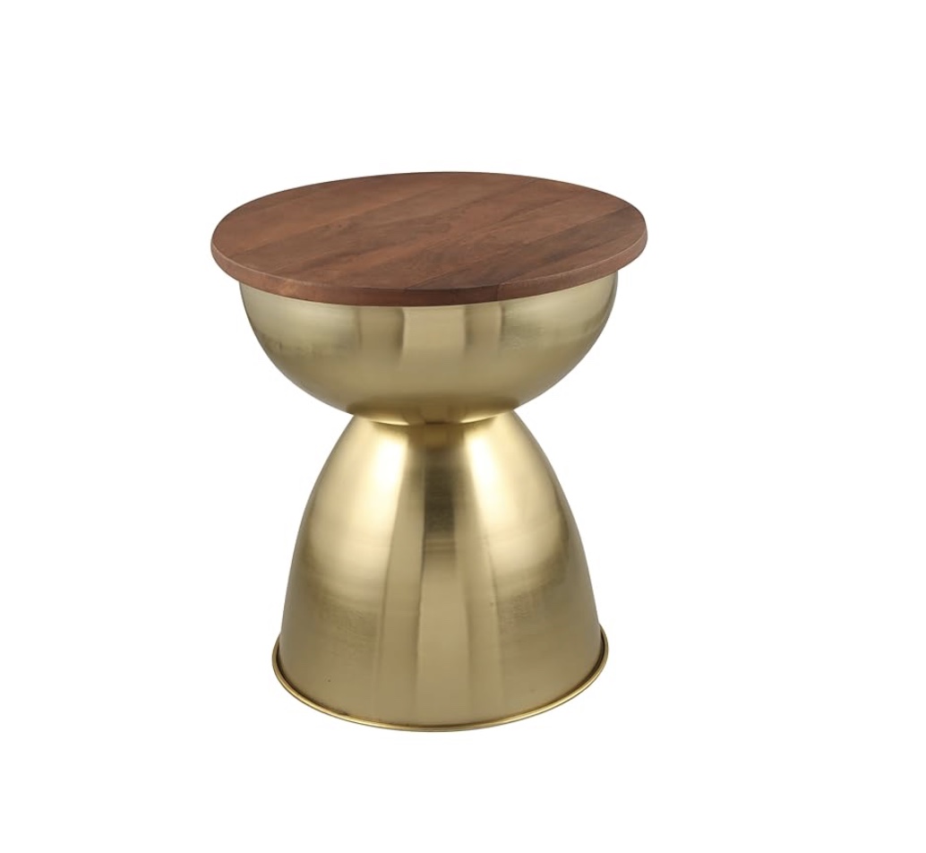 Side Table for Home Decor - Gold Finish 