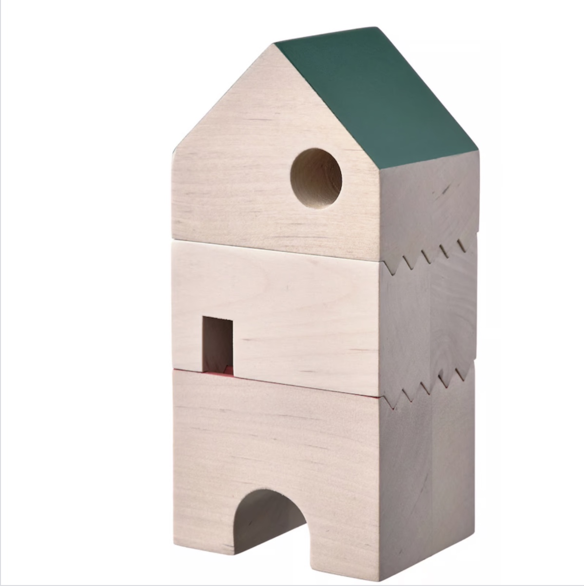 Wooden Stacking Toy House 
