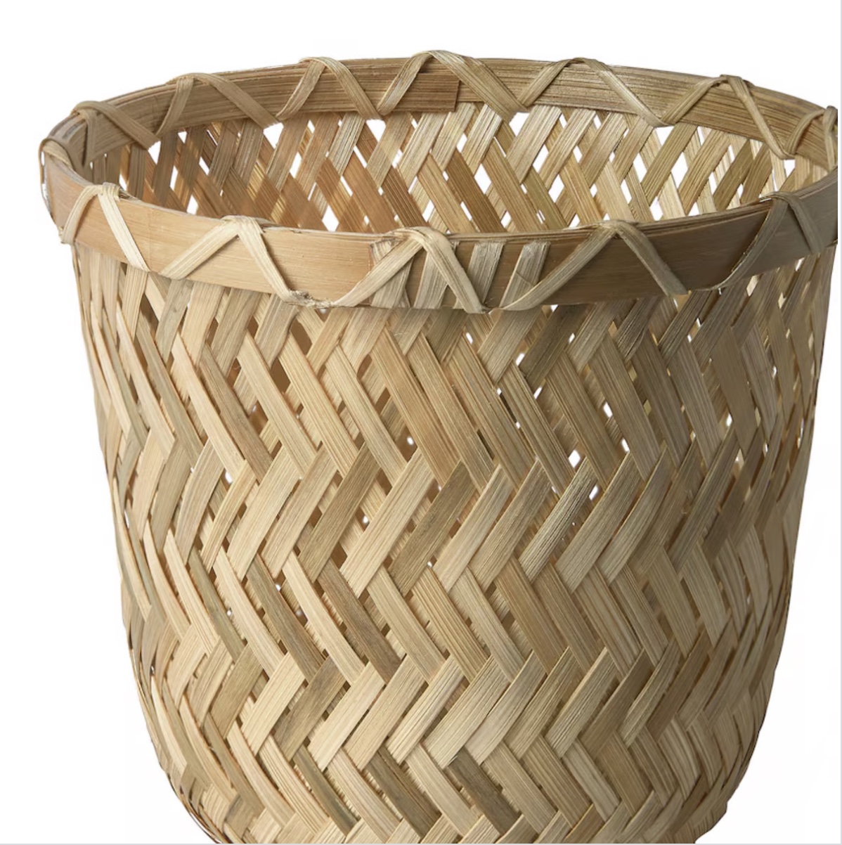 Woven Bamboo Basket/ Planter 