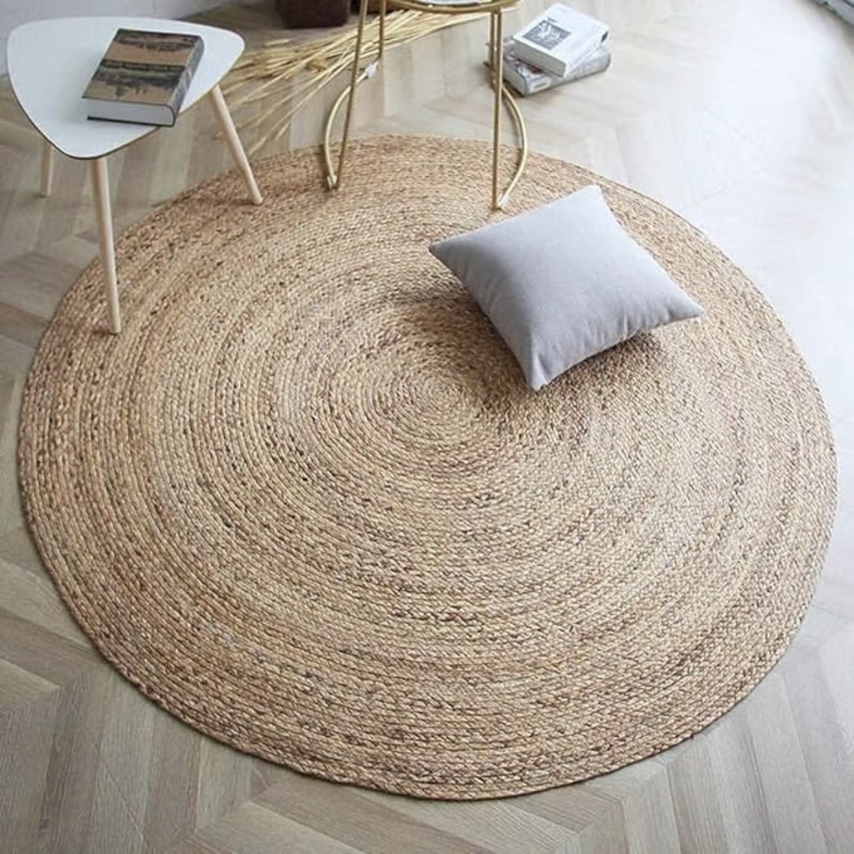 Jute Round Rug 