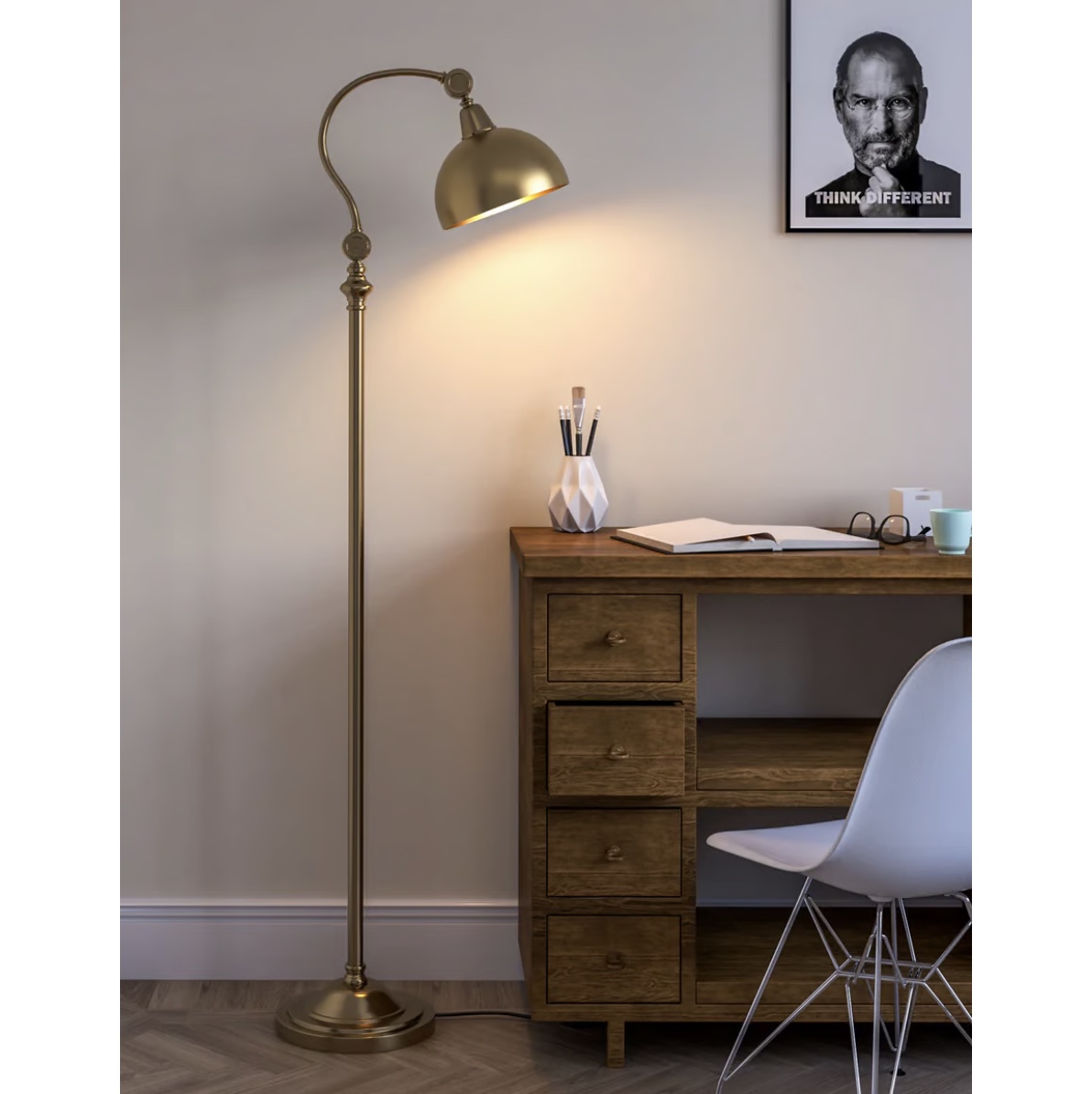 Gold Standing Lamp 