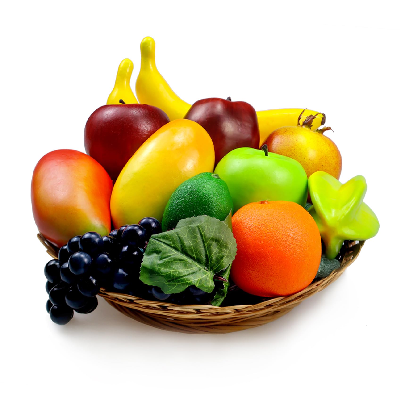 Assorted Fake Fruit Basket