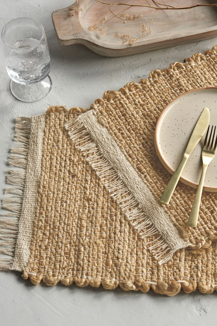 Handwoven Jute Placemats