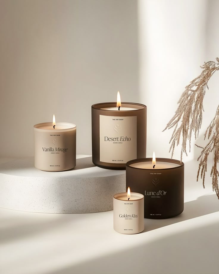 Luxury Scented Candle - individual or set