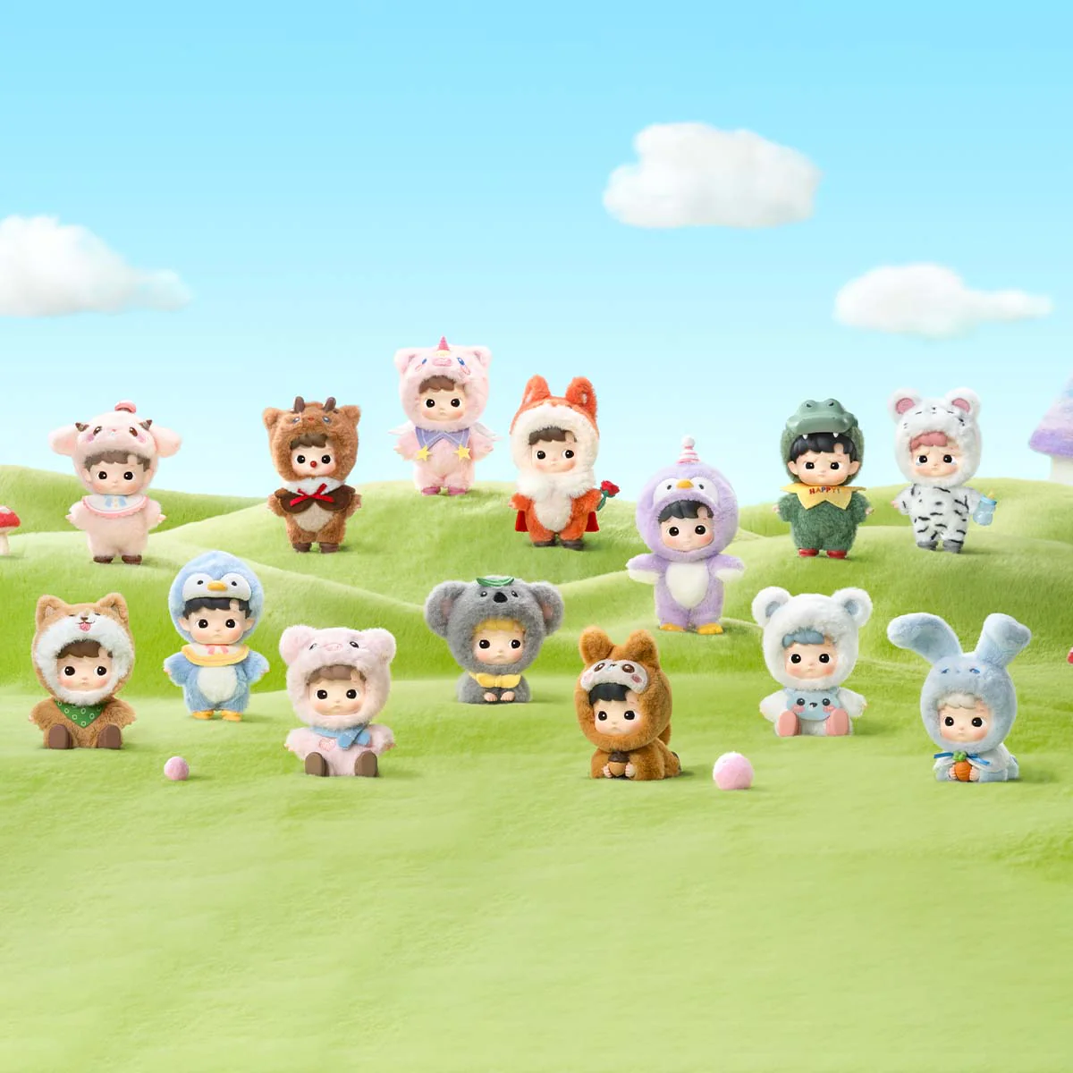 Hacipupu Snuggle With You Figures