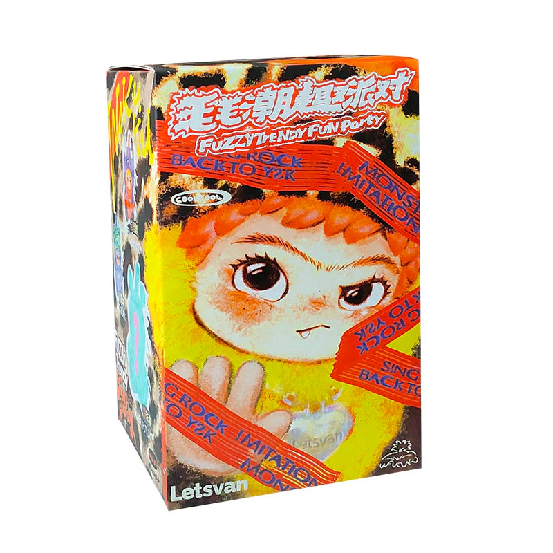 Wakuku Fuzzy Trendy Fun Party Series Plush Blind Box【LetsVan】