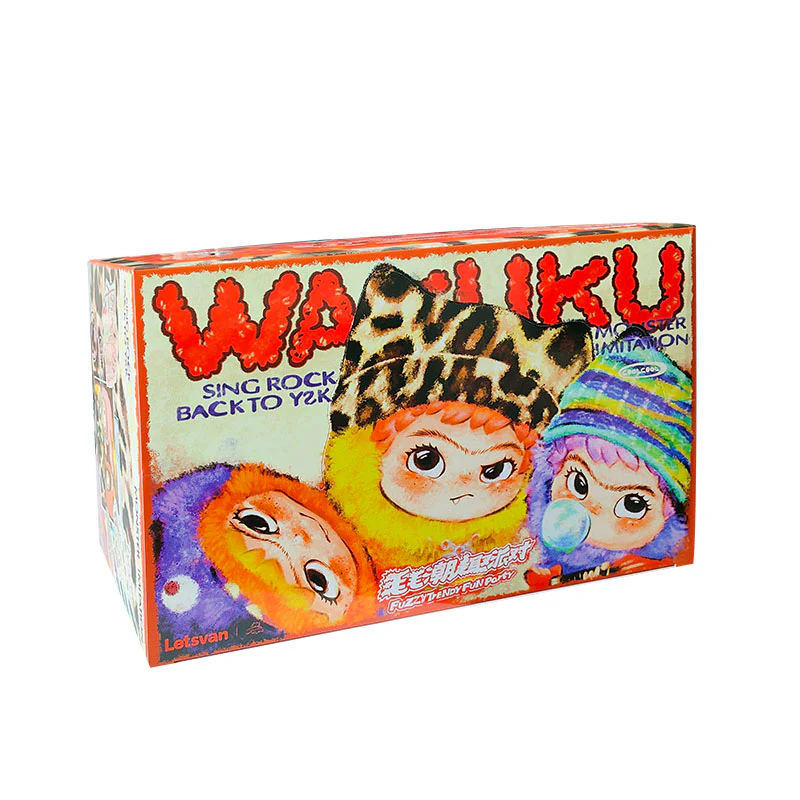 Wakuku Fuzzy Trendy Fun Party Series Plush Blind Box【LetsVan】