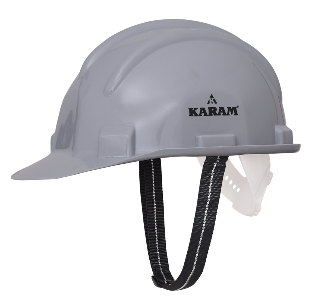 Safety Helmet with Protective Peak with Nape type Adjustment