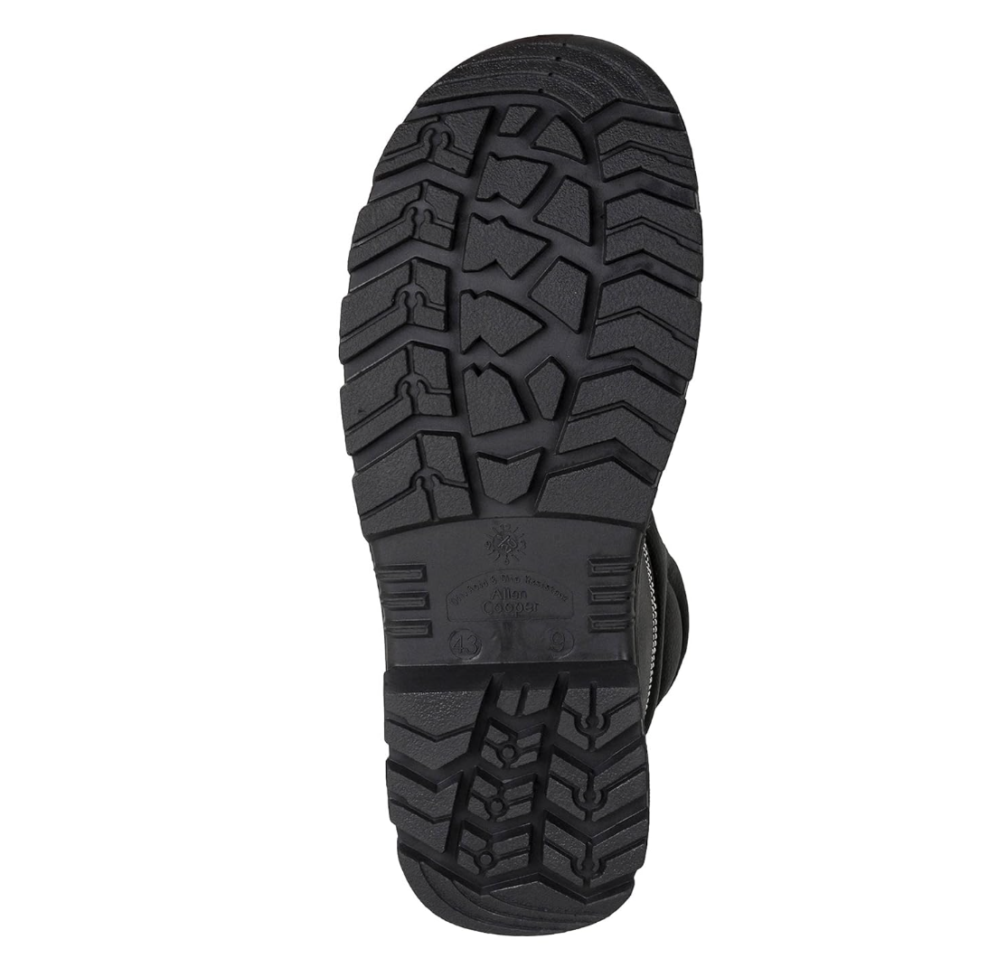 1008 Hi-Ankle Men's Safety Shoe, Black-Grey