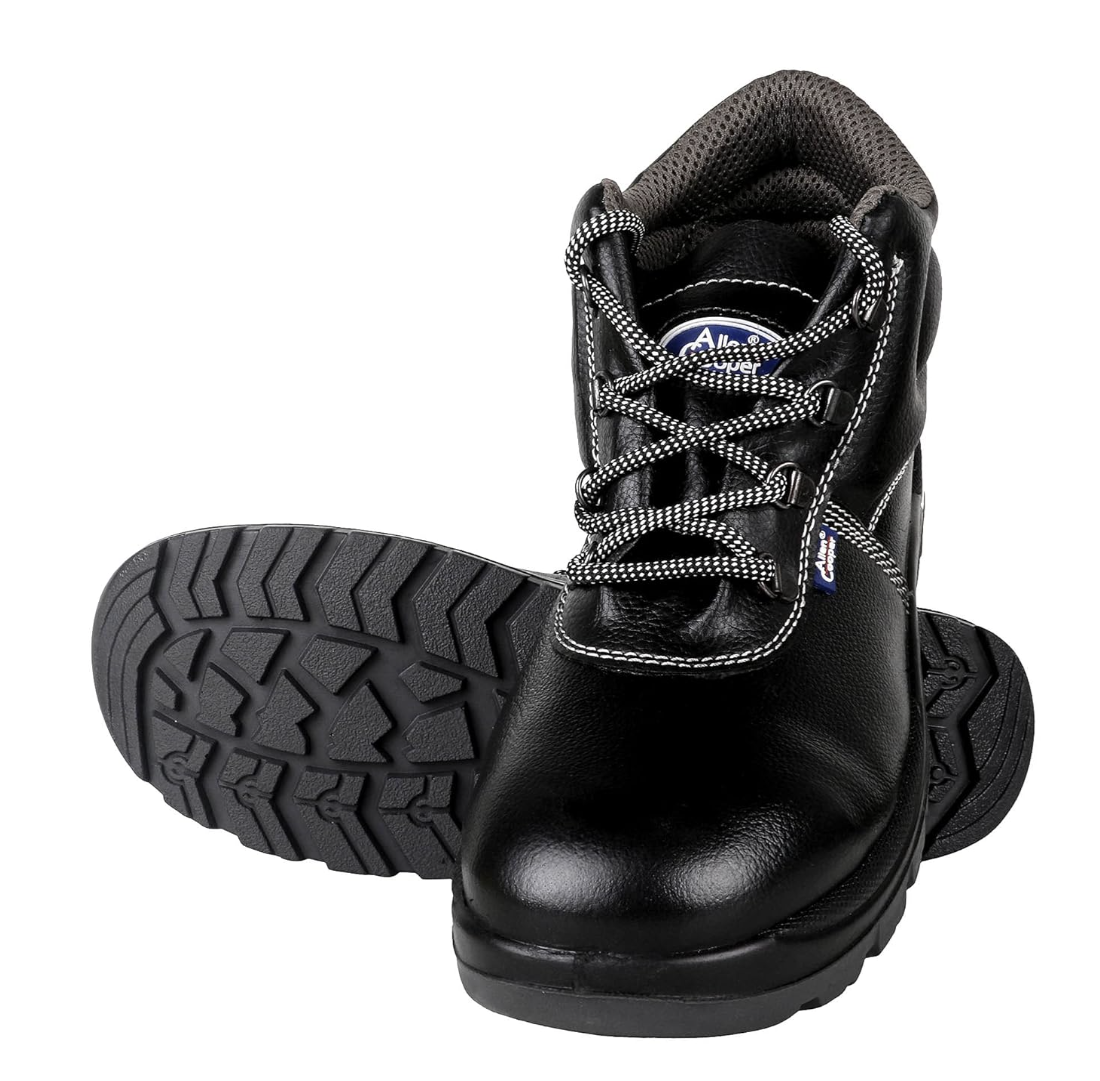 1008 Hi-Ankle Men's Safety Shoe, Black-Grey