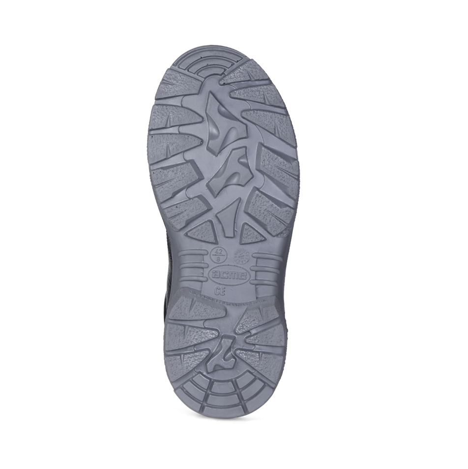 Men's Ketone Leather Safety Shoes Black - Size - 7, ACME008_41