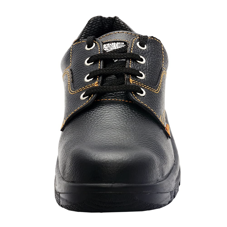 Men's Atom Leather Safety Shoes Black