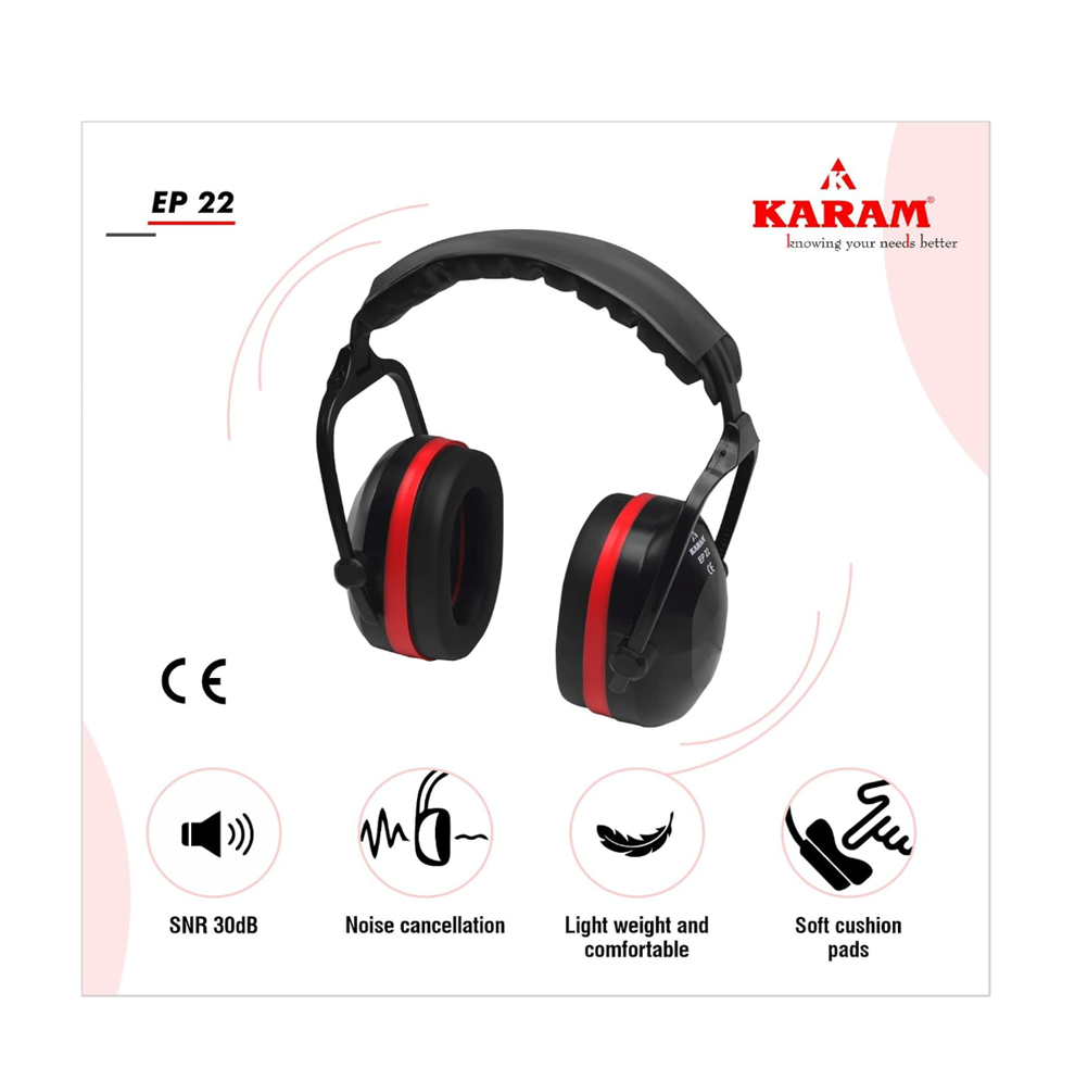 Karam EP22 High Noise Reduction Safety Ear Muff