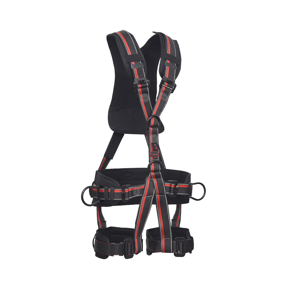 Tower and Rescue Harness with 2 Adjustment & 4 Attachment Points