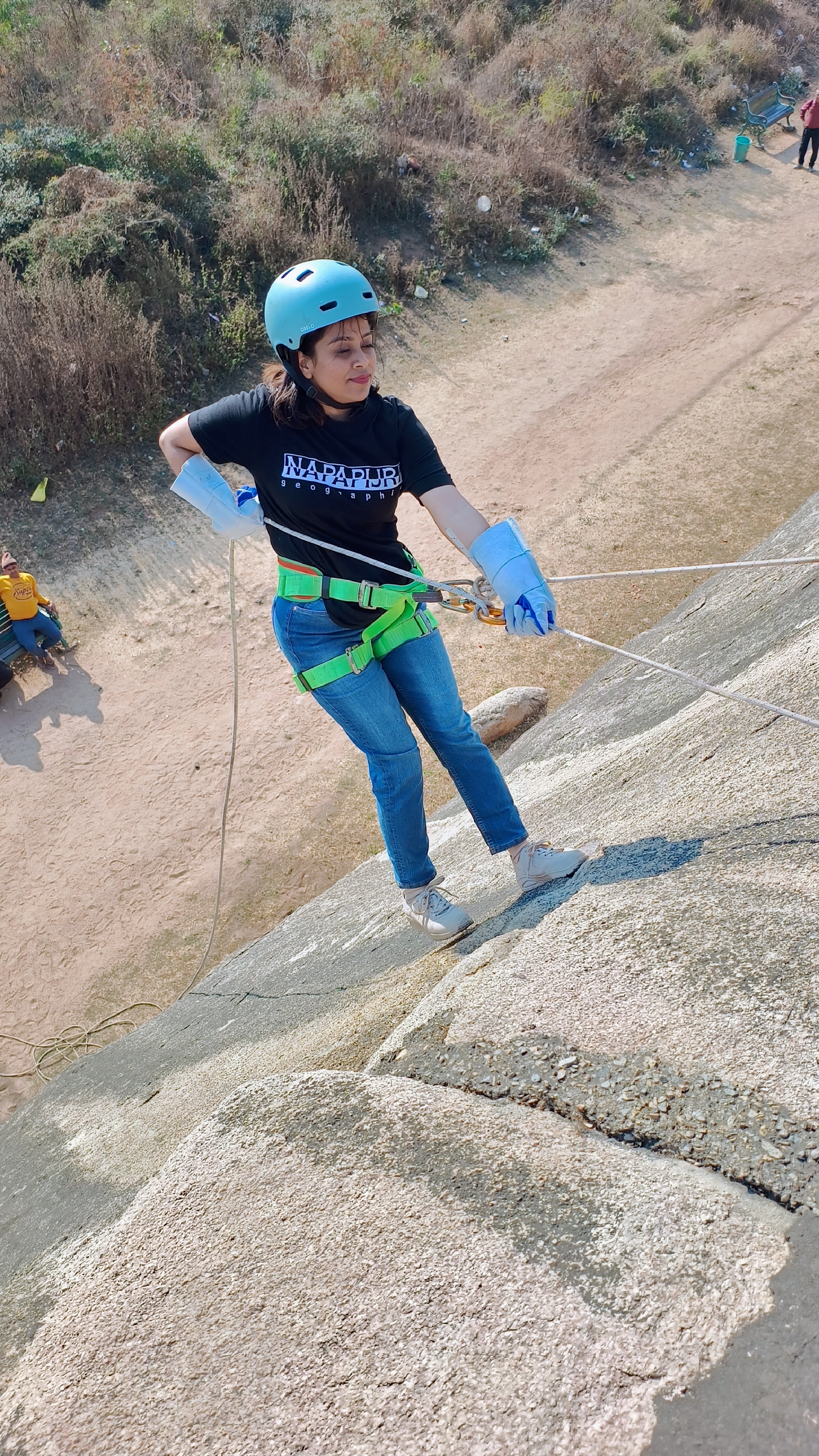 Rappelling 