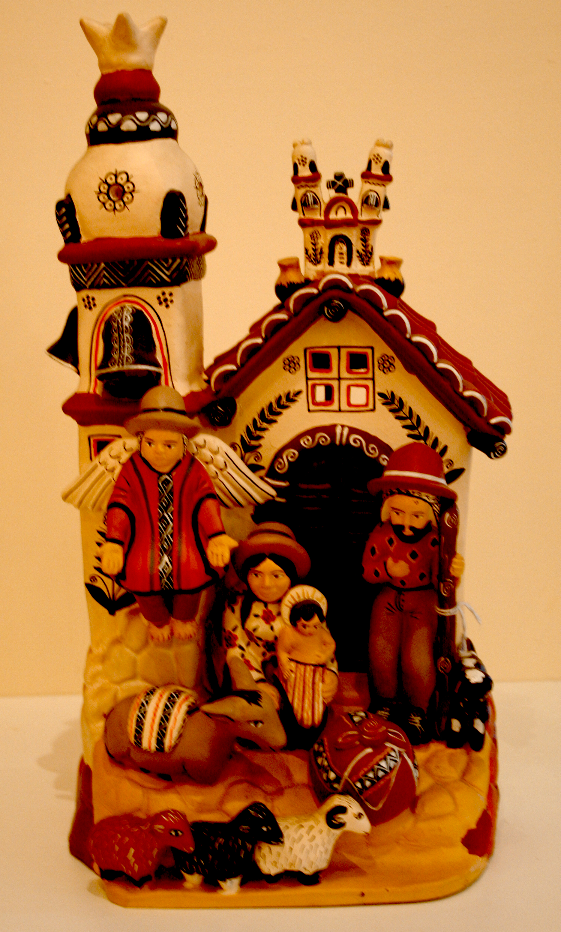 Crèche artisanale péruvienne