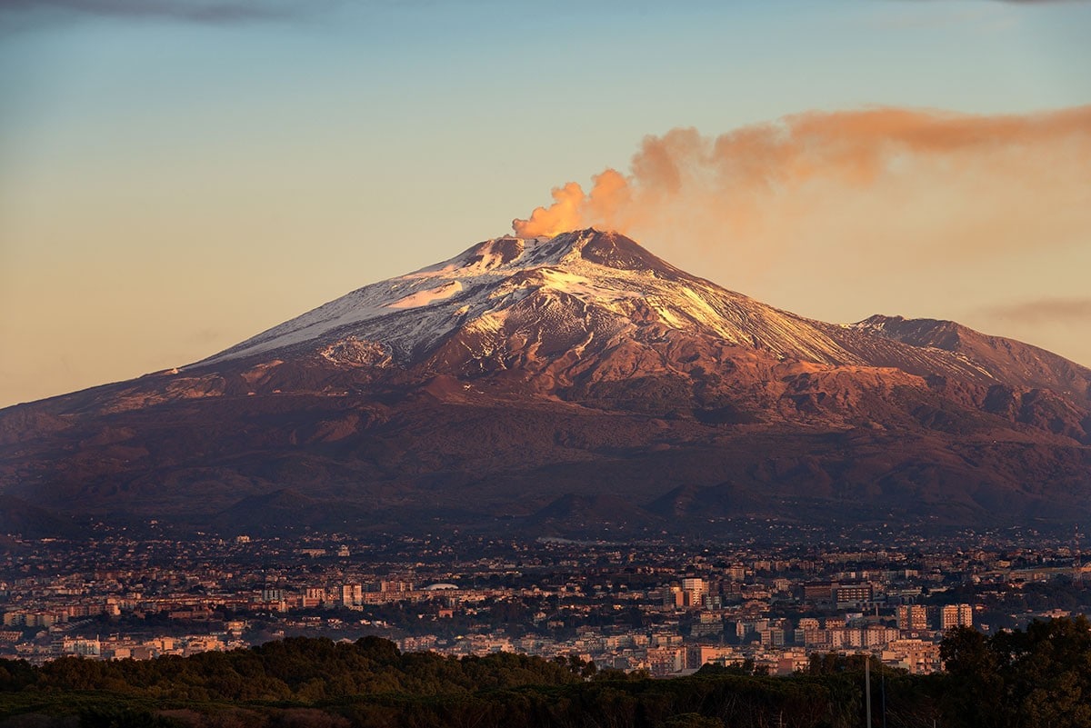 Etna Sunset