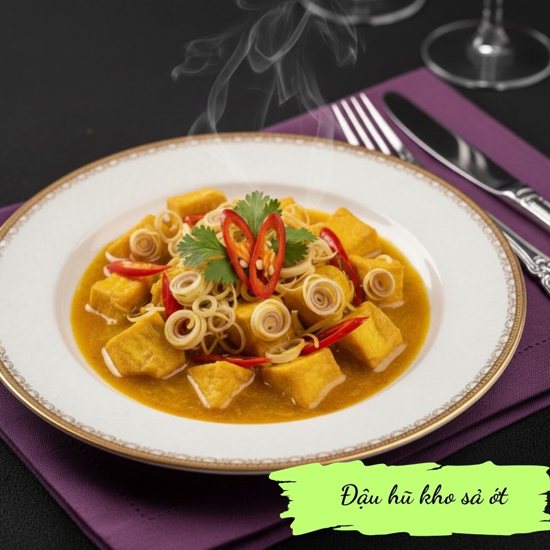 Braised Tofu with Lemongrass & Chili