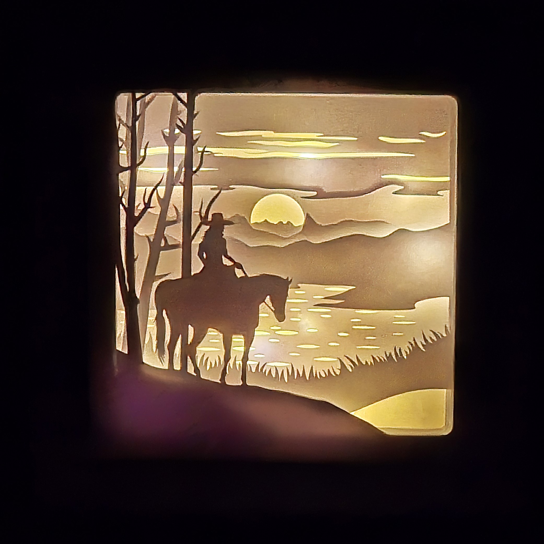 Shadow Box - Cowgirl 1