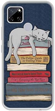 Cat on Book Stack Phone Case