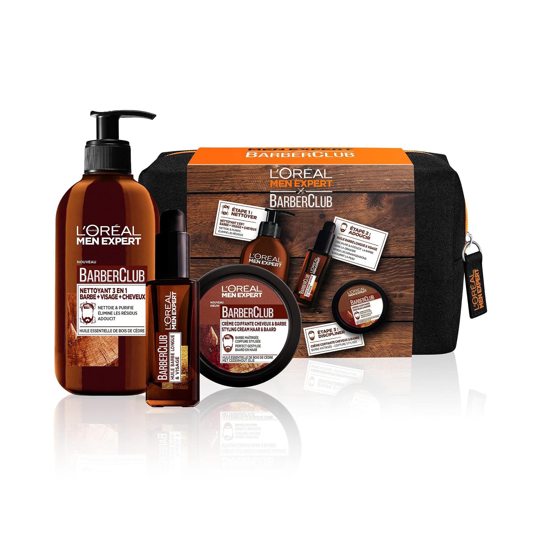 Ensemble de soins pour homme L’Oréal Men Expert BarberClub