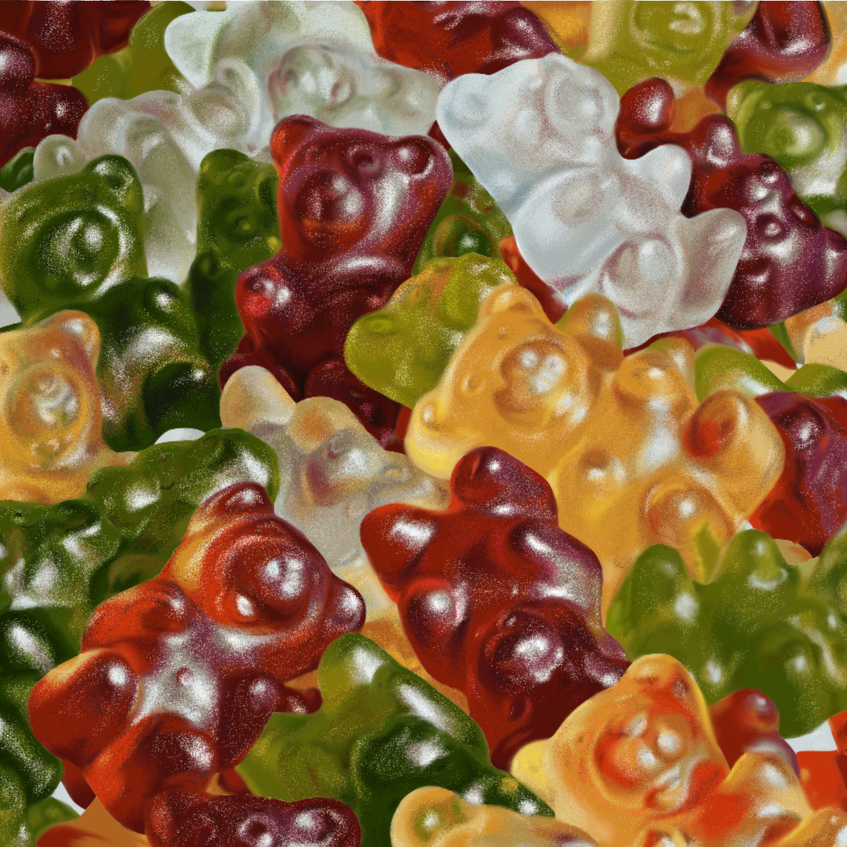 Bear Pile - Fine Art Paper Print